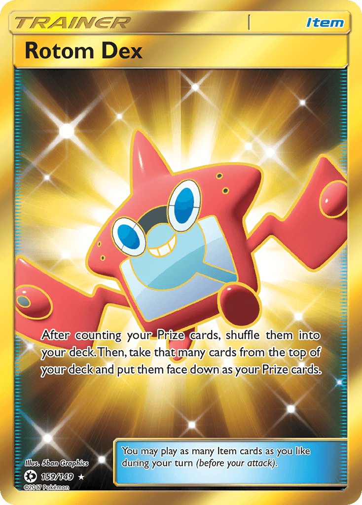 Rotom Dex, carta 159 de Sun & Moon