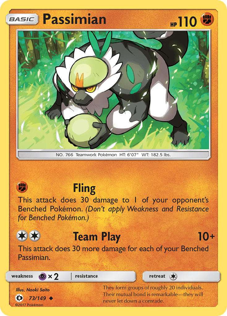 Passimian, carta 73 de Sun & Moon