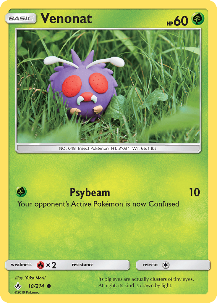 Venonat, carta 10 de Unbroken Bonds