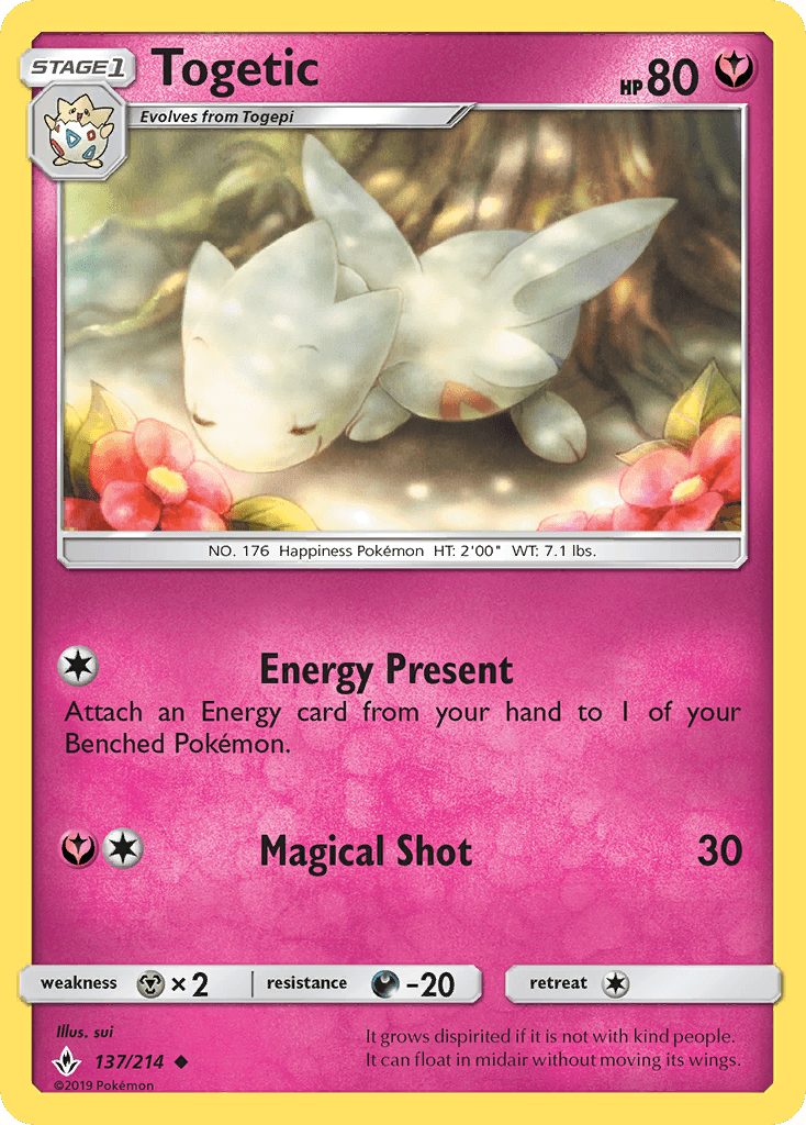 Togetic, carta 137 de Unbroken Bonds