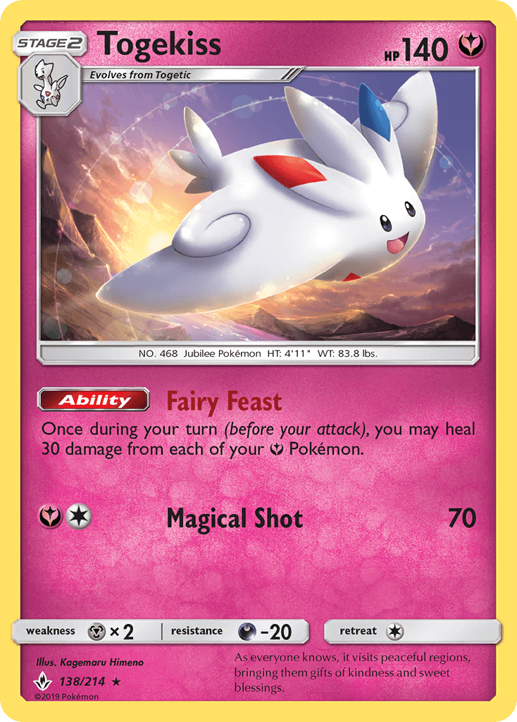 Togekiss, carta 138 de Unbroken Bonds