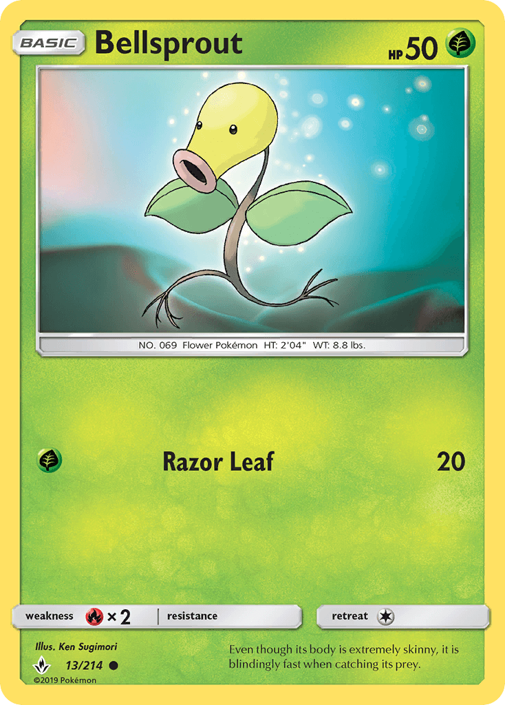 Bellsprout, carta 13 de Unbroken Bonds