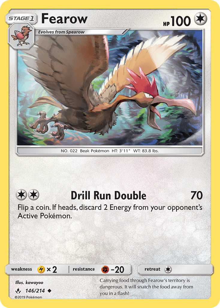 Fearow, carta 146 de Unbroken Bonds