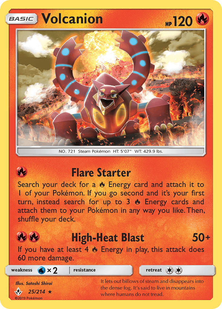 Volcanion, carta 25 de Unbroken Bonds