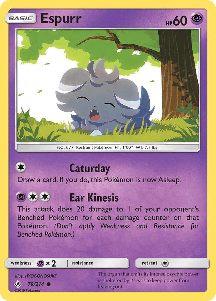 Espurr, carta 79 de Unbroken Bonds