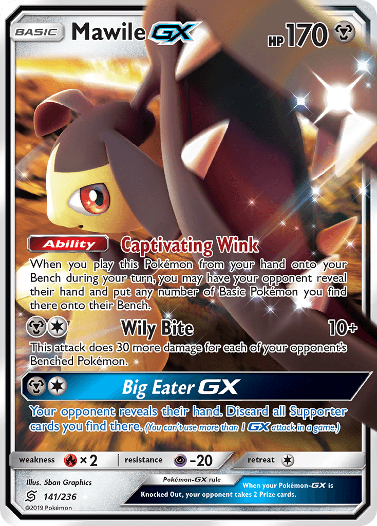Mawile GX, carta 141 de Unified Minds