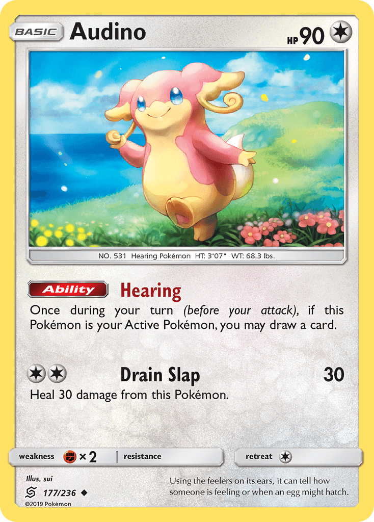 Audino, carta 177 de Unified Minds