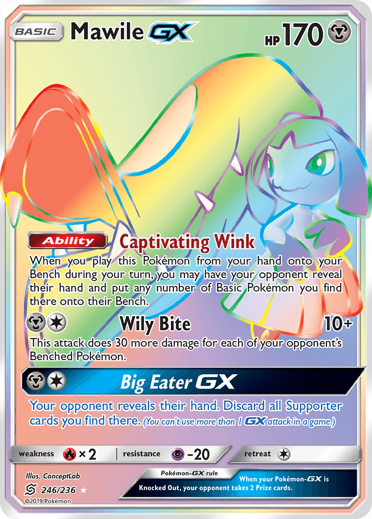 Mawile GX, carta 246 de Unified Minds