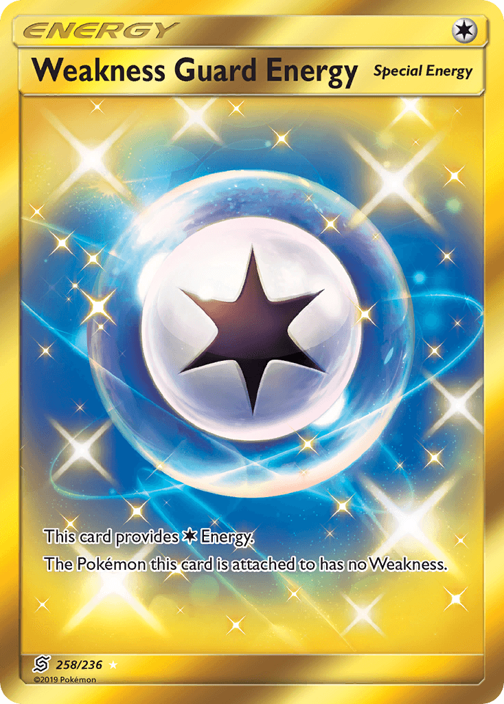 Weakness Guard Energy, carta 258 de Unified Minds