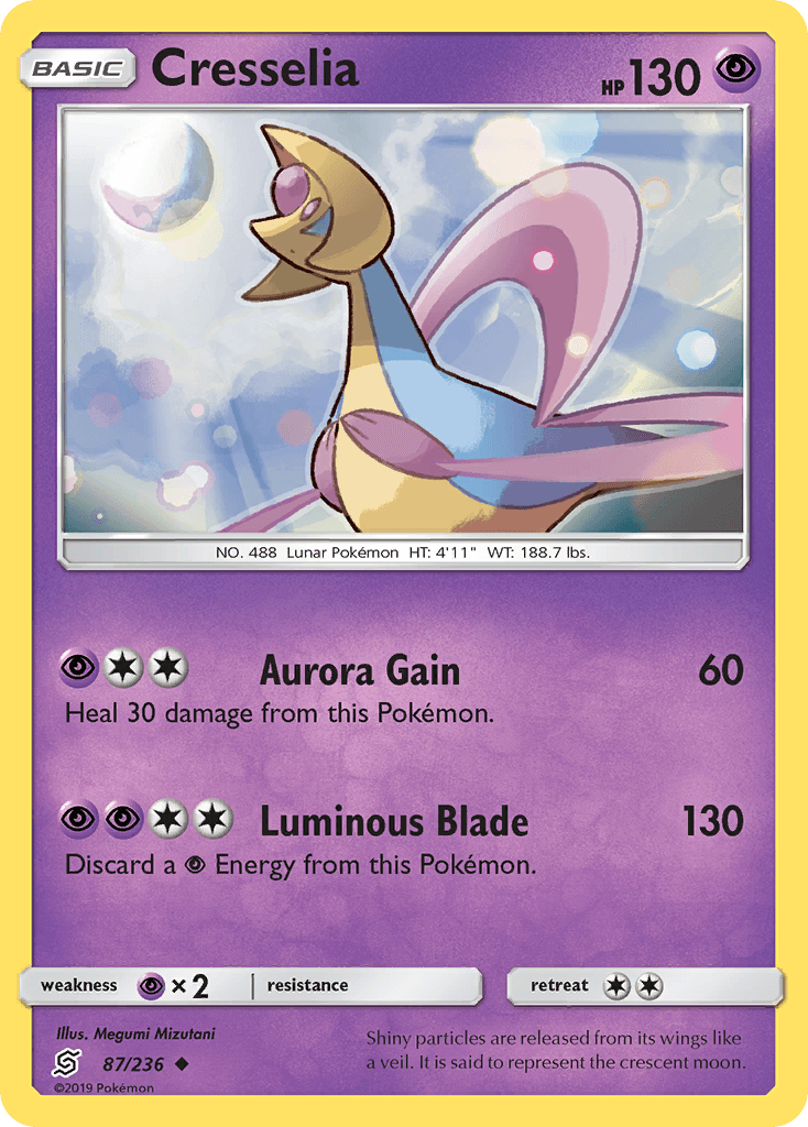 Cresselia, carta 87 de Unified Minds