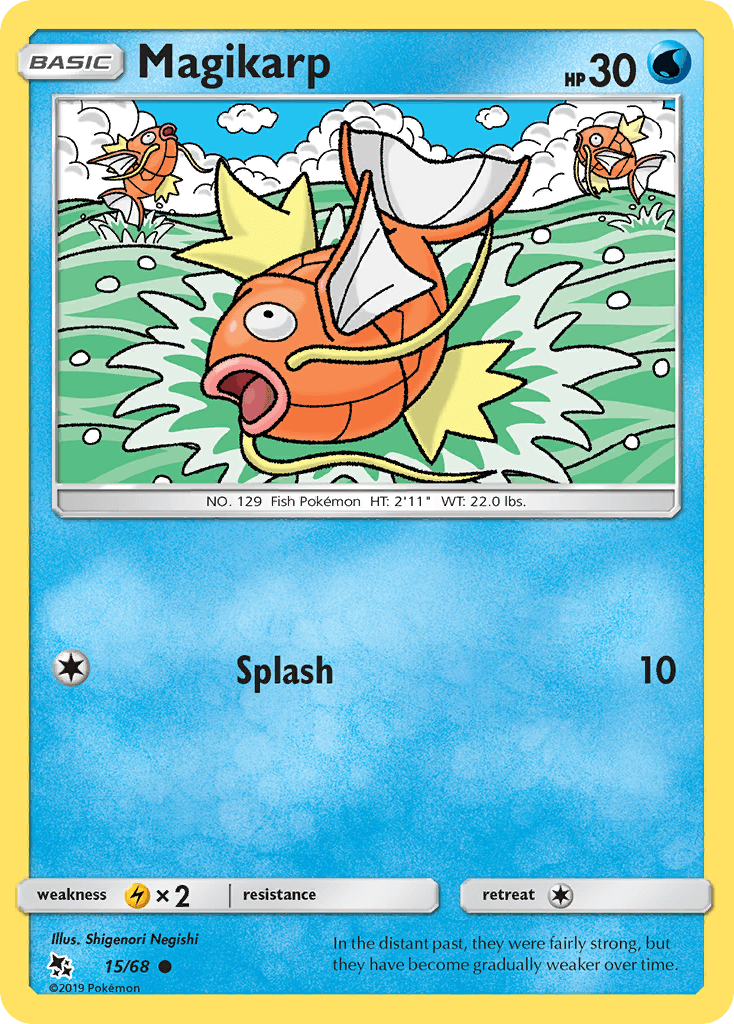 Magikarp, carta 15 de Hidden Fates