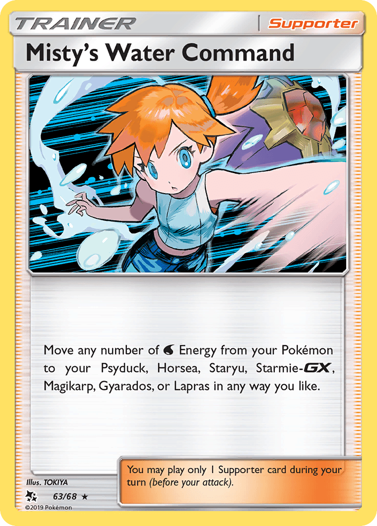 Misty’s Water Command, carta 63 de Hidden Fates