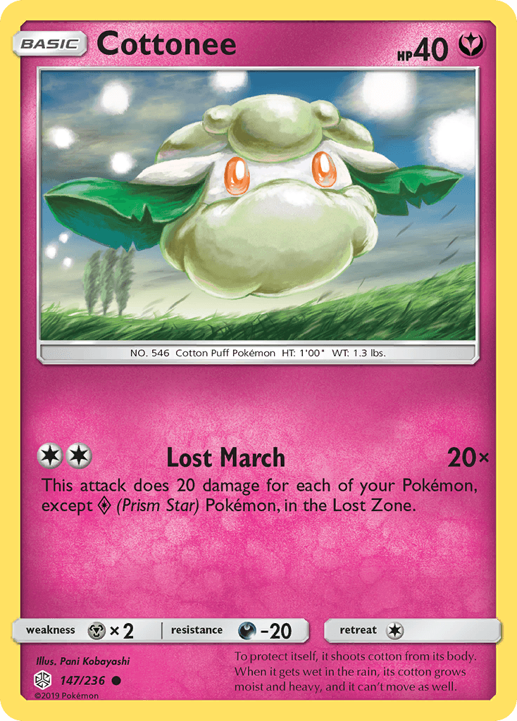Cottonee, carta 147 de Cosmic Eclipse