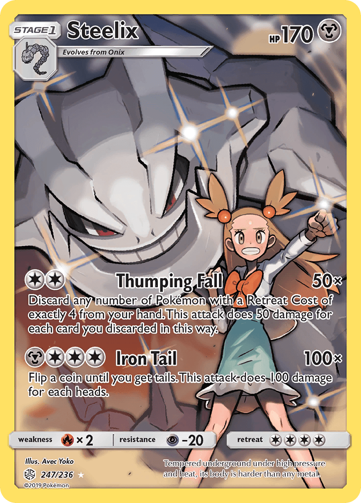 Steelix, carta 247 de Cosmic Eclipse