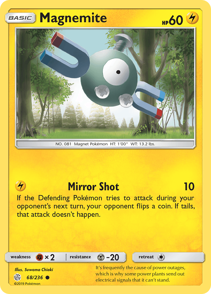 Magnemite, carta 68 de Cosmic Eclipse
