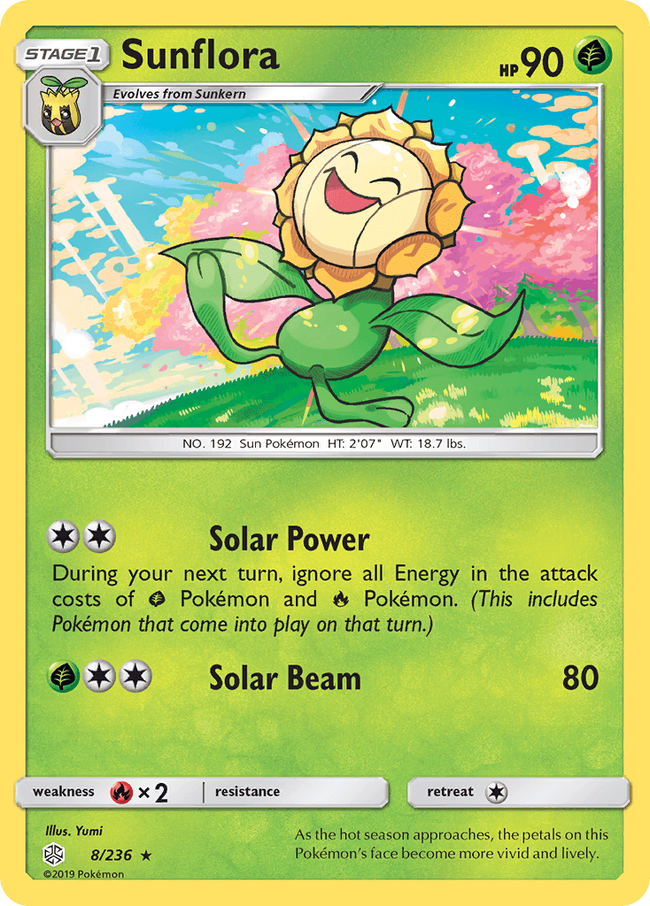 Sunflora, carta 8 de Cosmic Eclipse
