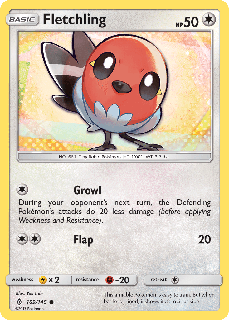 Fletchling, carta 109 de Guardians Rising