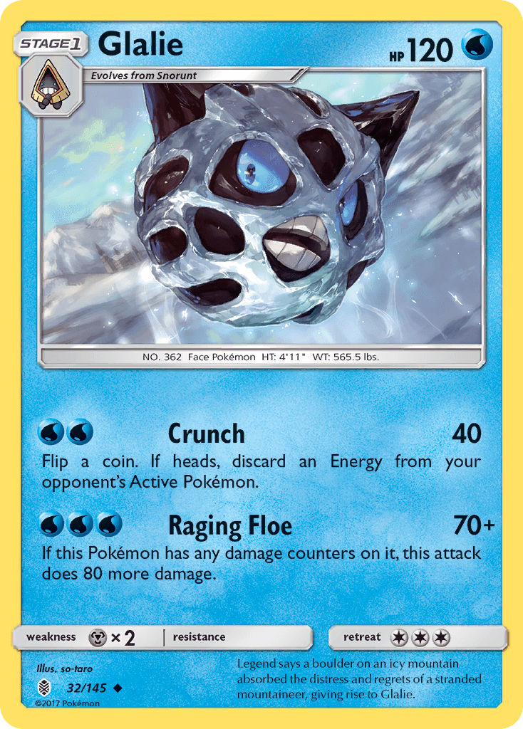 Glalie, carta 32 de Guardians Rising
