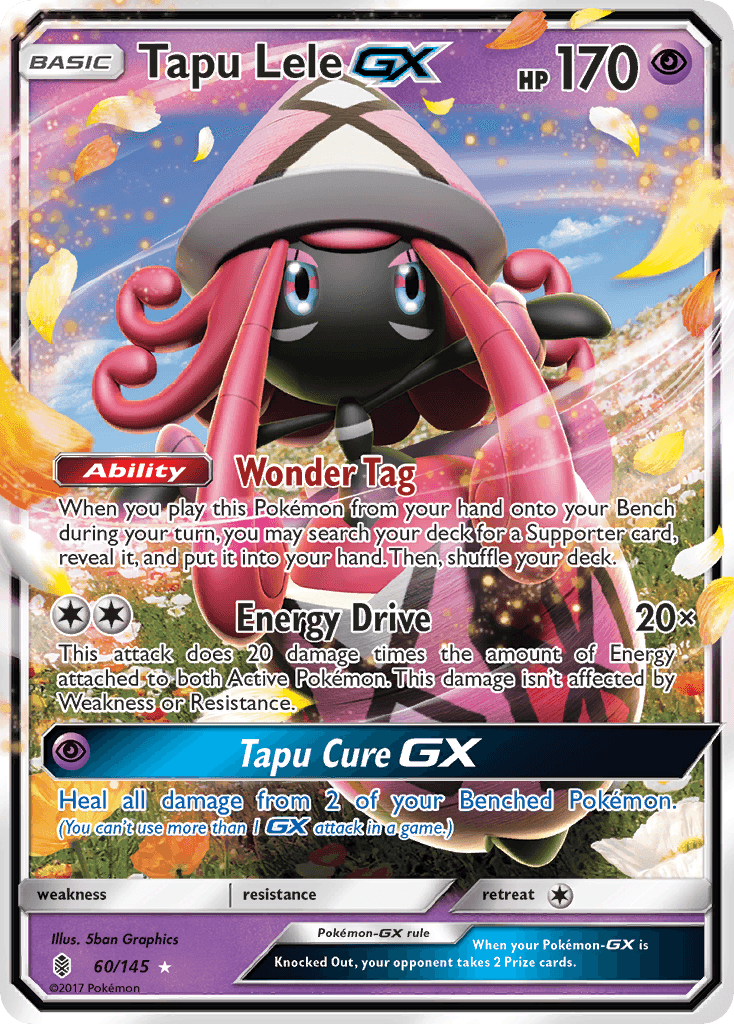 Tapu Lele GX, carta 60 de Guardians Rising