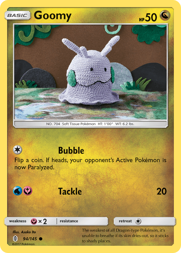 Goomy, carta 94 de Guardians Rising