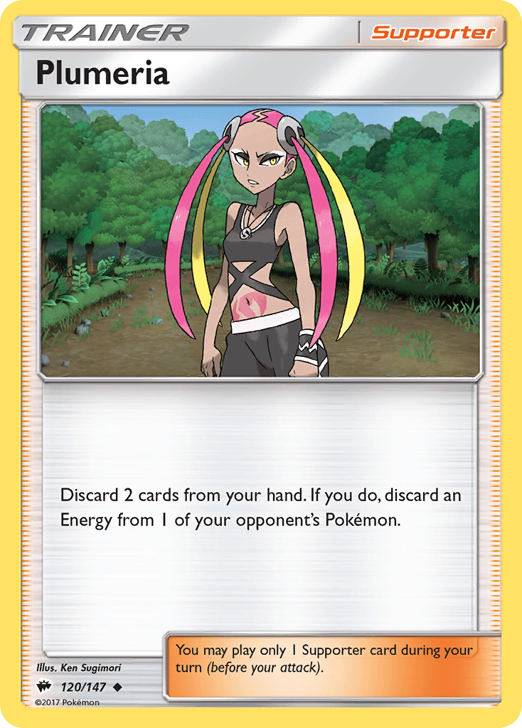 Plumeria, carta 120 de Burning Shadows