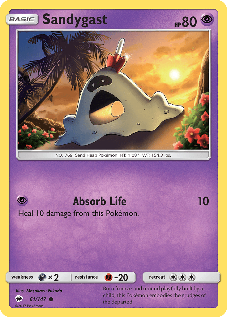 Sandygast, carta 61 de Burning Shadows