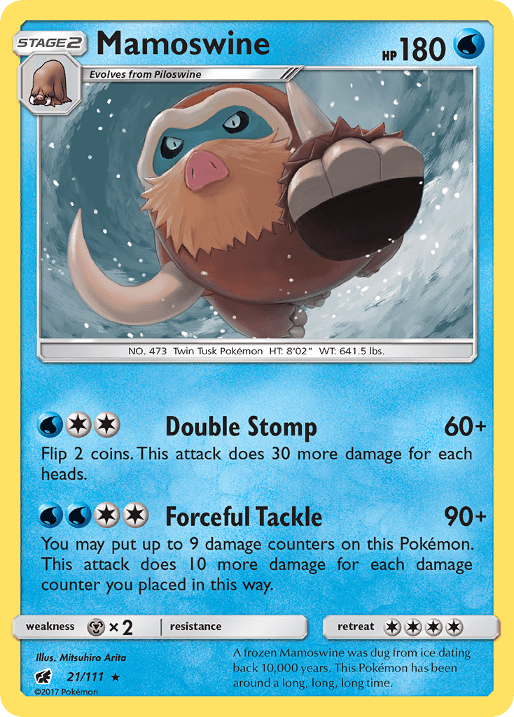 Mamoswine, carta 21 de Crimson Invasion
