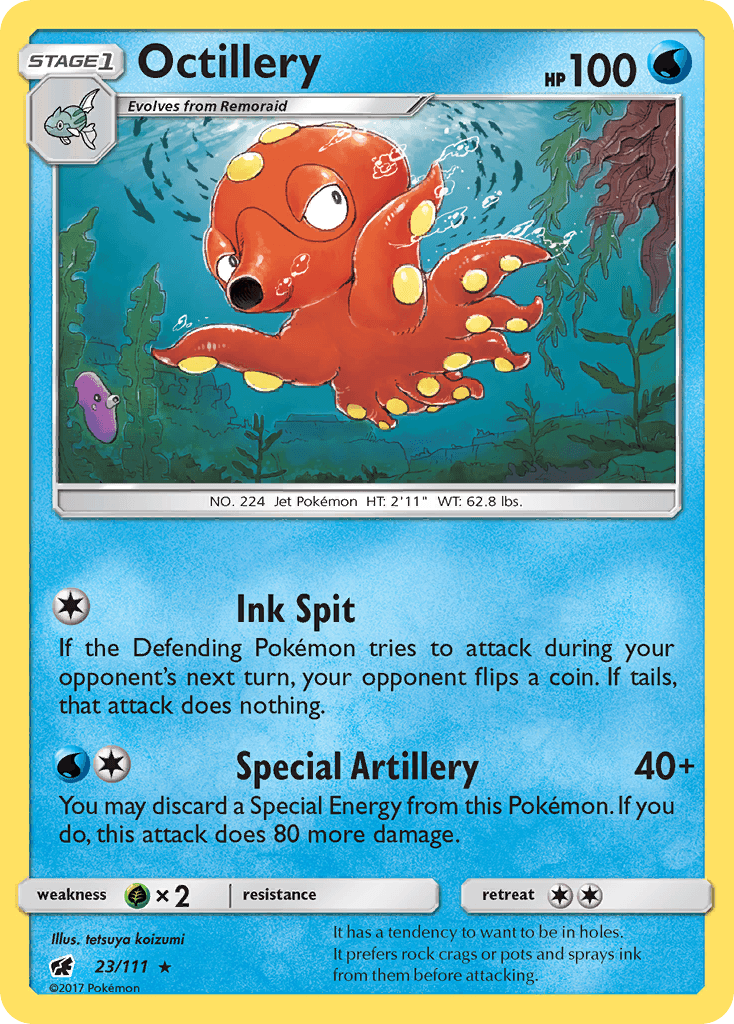 Octillery, carta 23 de Crimson Invasion