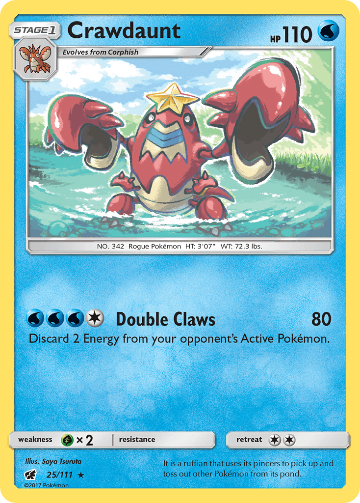 Crawdaunt, carta 25 de Crimson Invasion