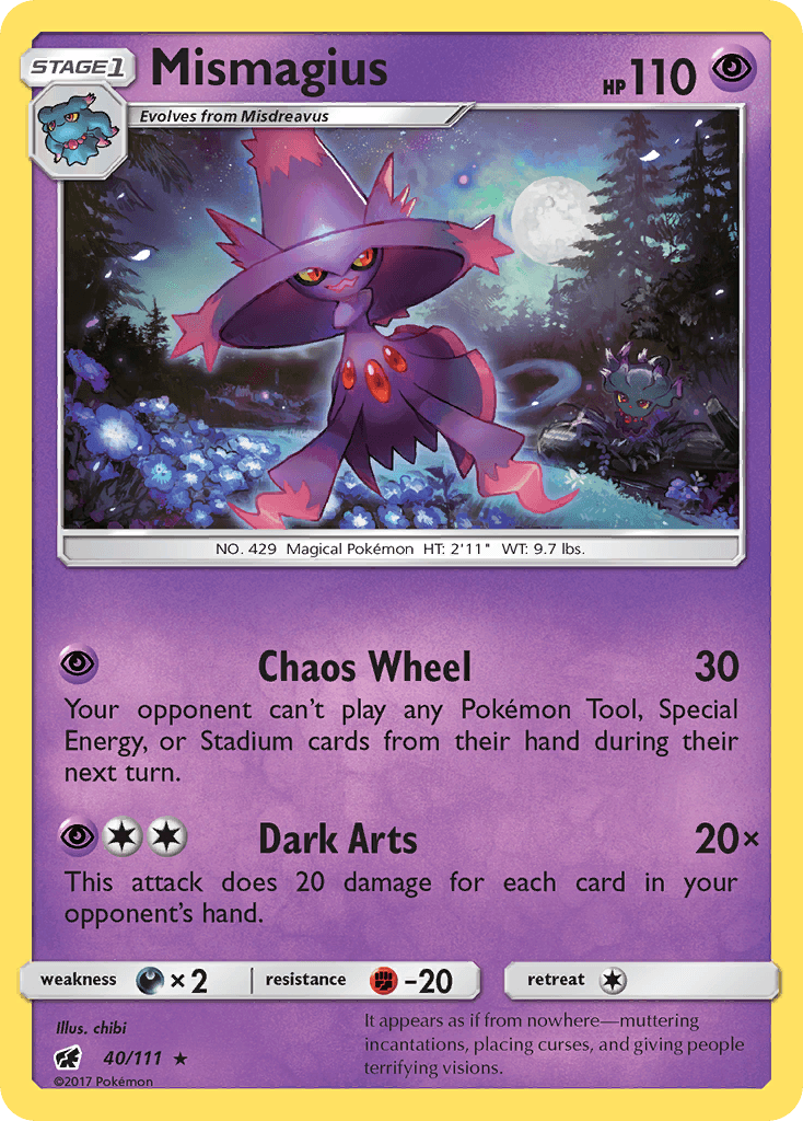 Mismagius, carta 40 de Crimson Invasion