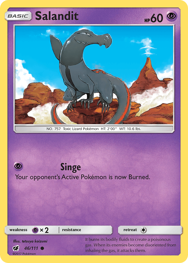 Salandit, carta 46 de Crimson Invasion