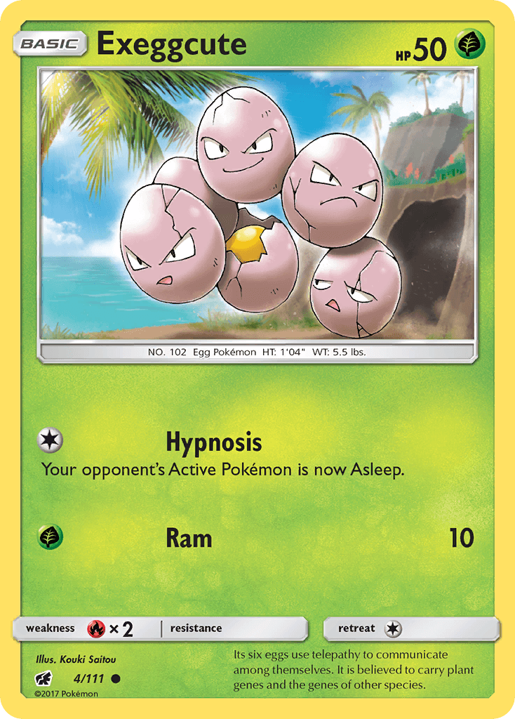 Exeggcute, carta 4 de Crimson Invasion