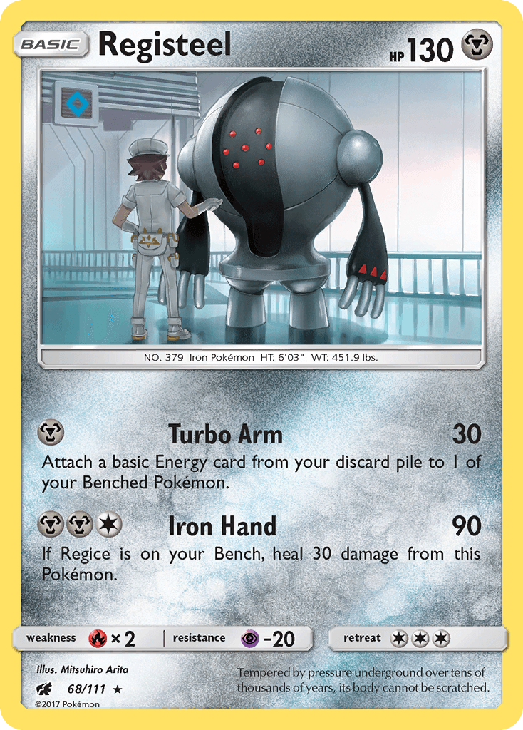 Registeel, carta 68 de Crimson Invasion