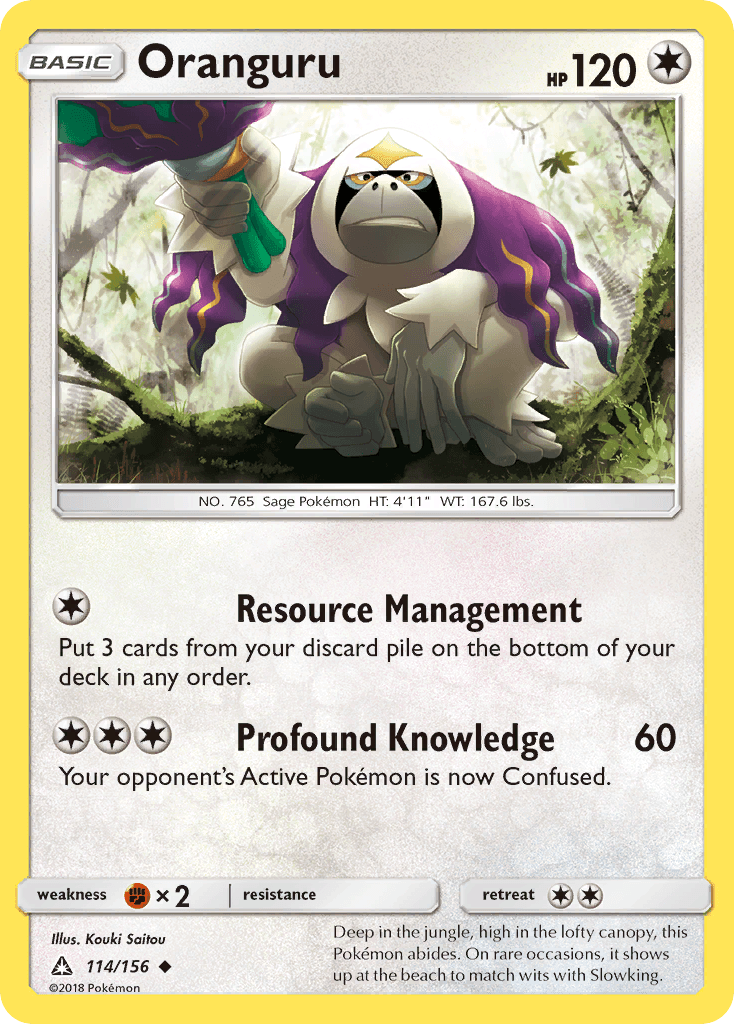 Oranguru, carta 114 de Ultra Prism