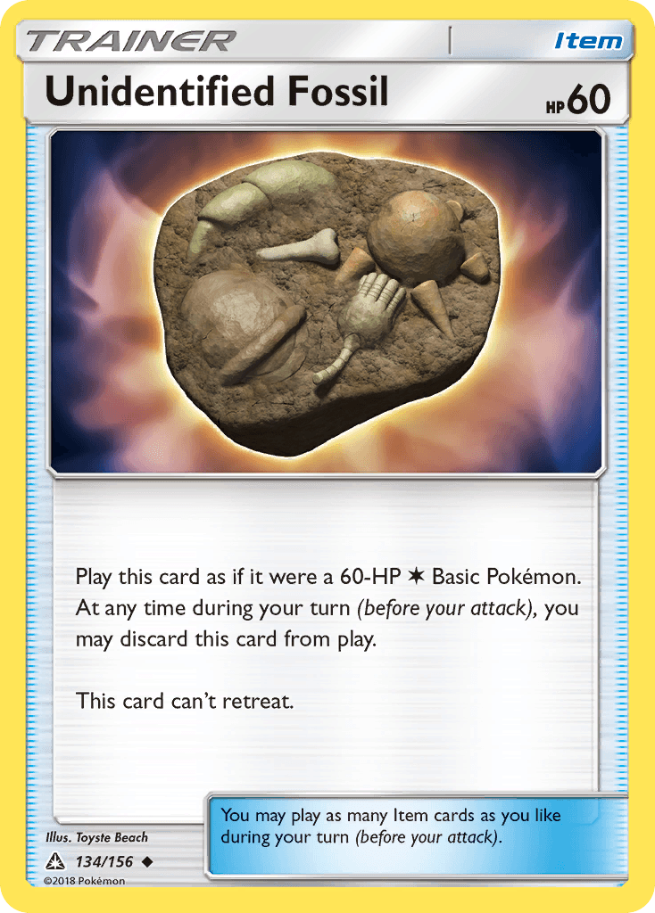 Unidentified Fossil, carta 134 de Ultra Prism