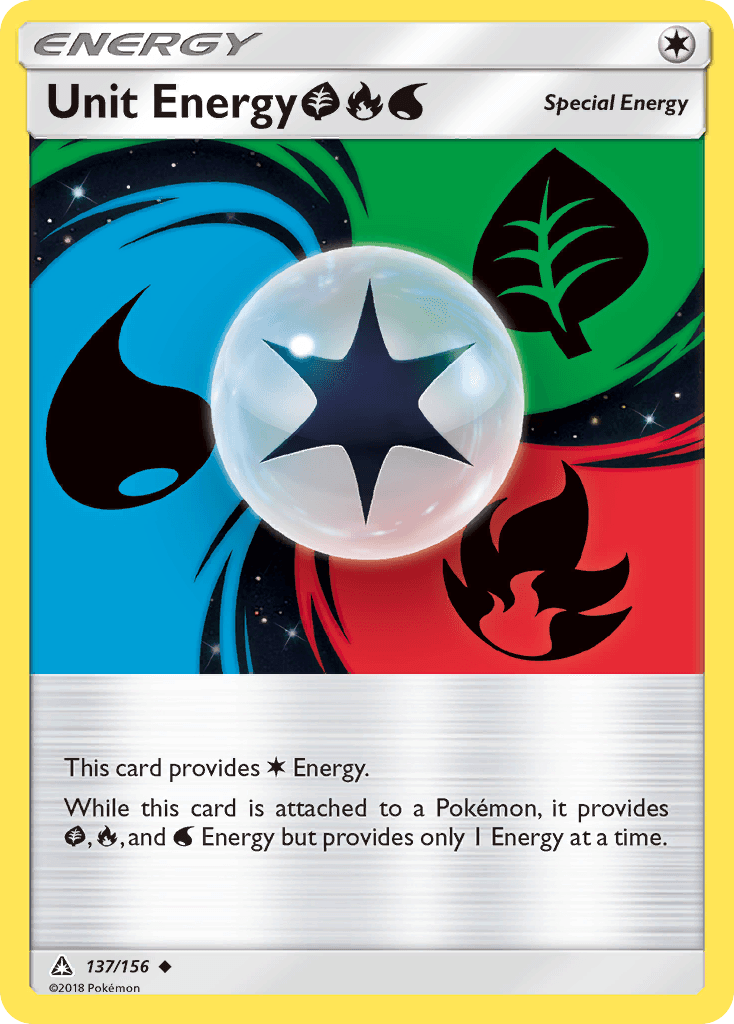 Unit Energy GrassFireWater, carta 137 de Ultra Prism