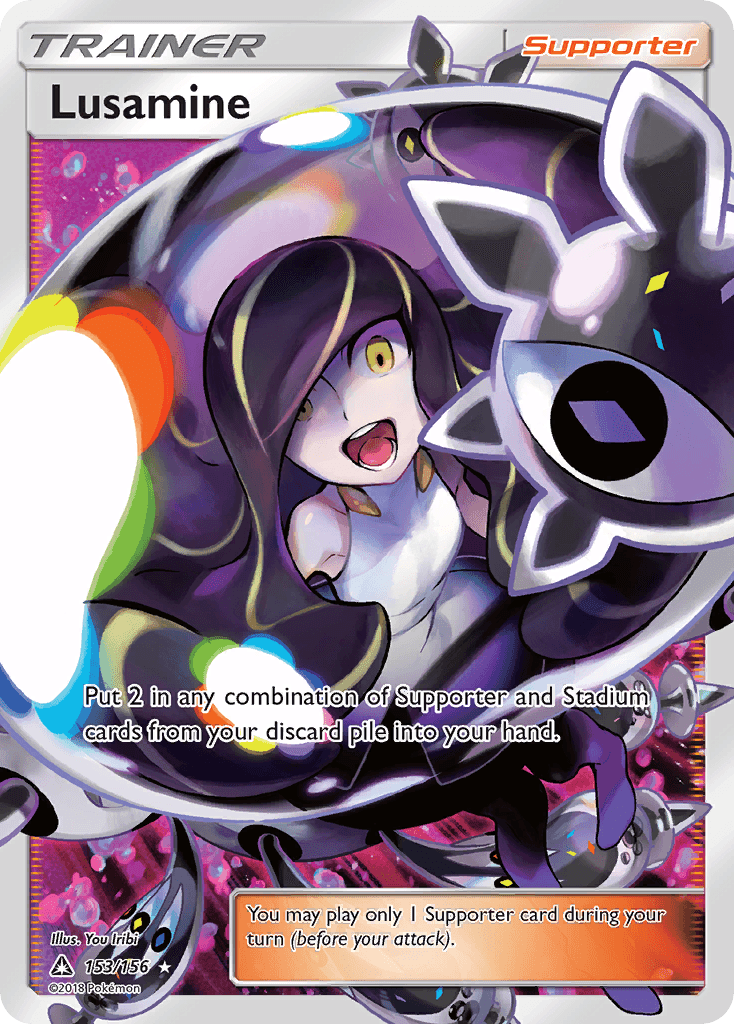 Lusamine, carta 153 de Ultra Prism