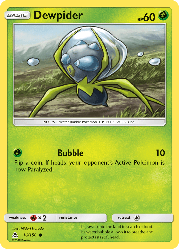 Dewpider, carta 16 de Ultra Prism