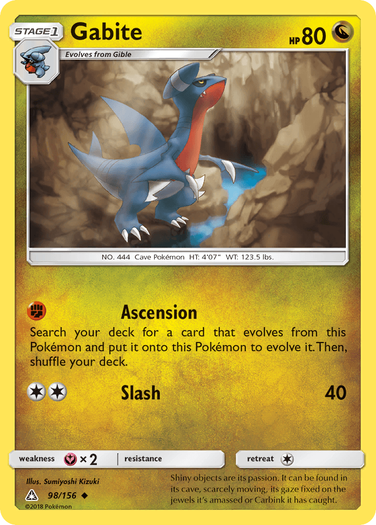 Gabite, carta 98 de Ultra Prism