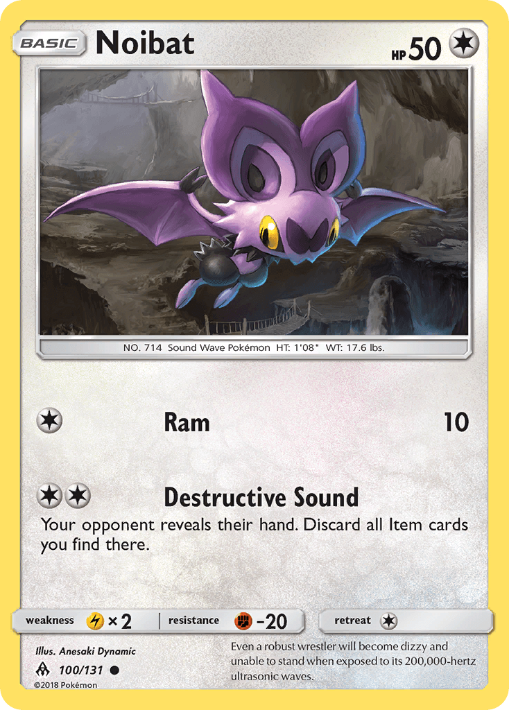 Noibat, carta 100 de Forbidden Light