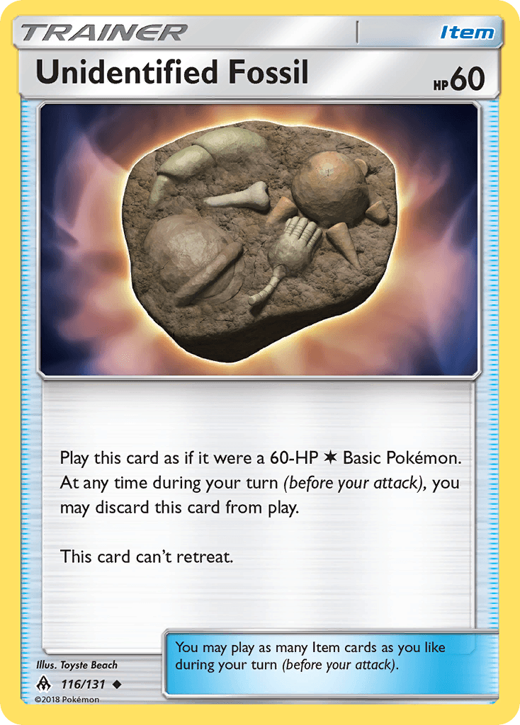 Unidentified Fossil, carta 116 de Forbidden Light