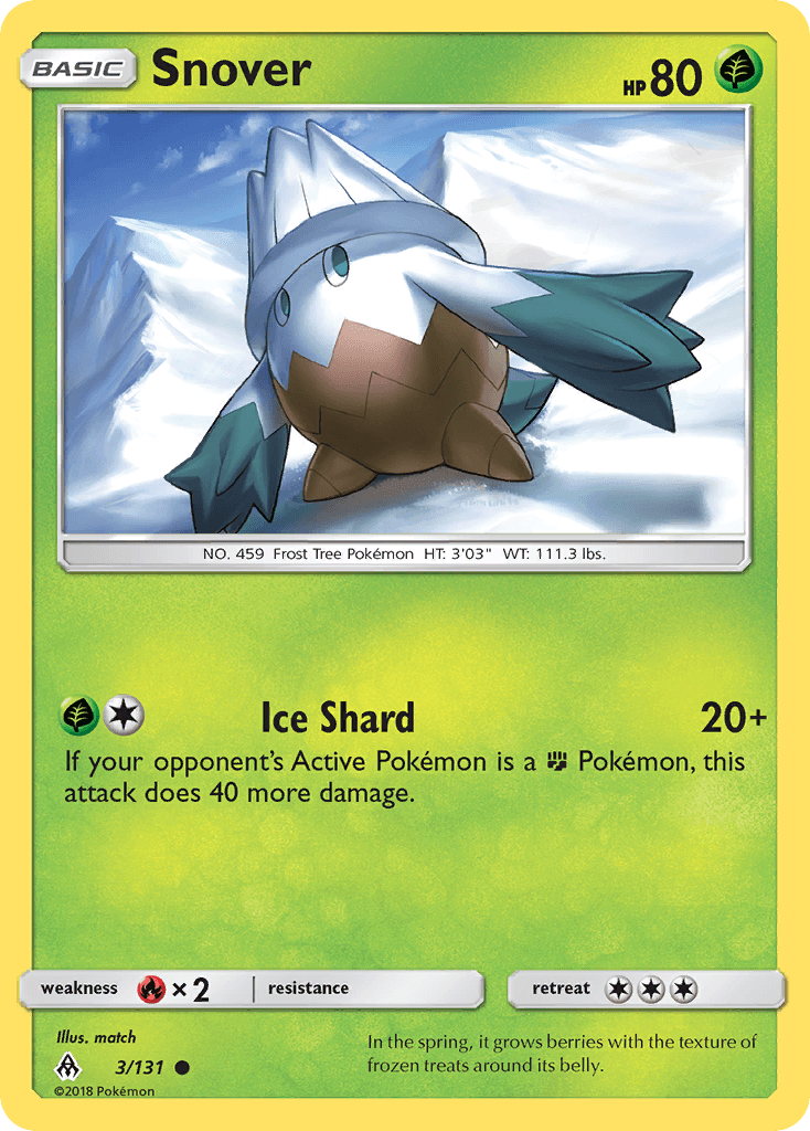 Snover, carta 3 de Forbidden Light