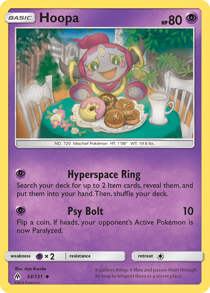 Hoopa, carta 54 de Forbidden Light