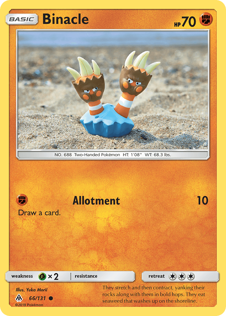 Binacle, carta 66 de Forbidden Light