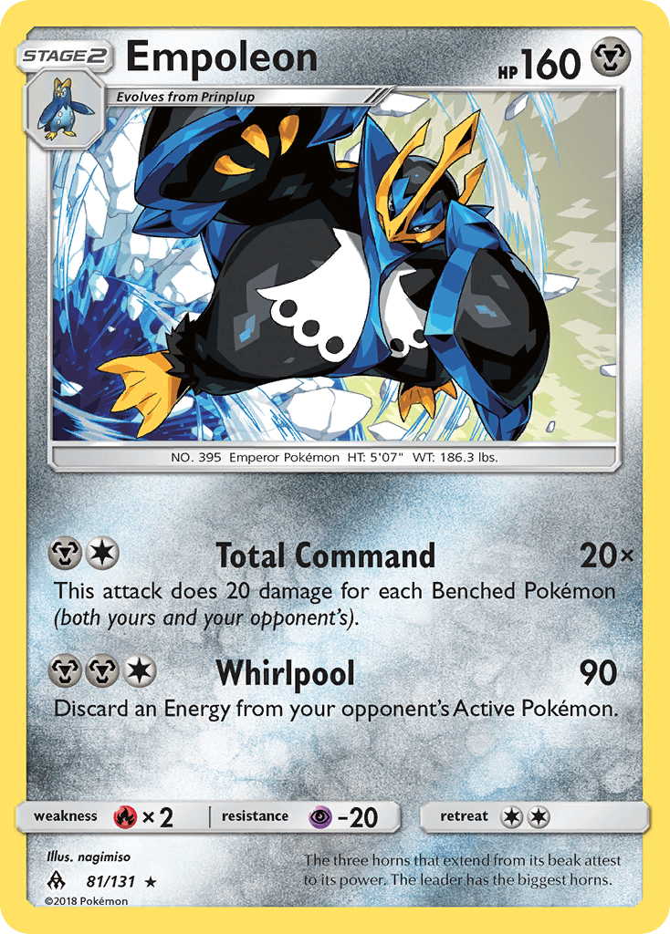 Empoleon, carta 81 de Forbidden Light