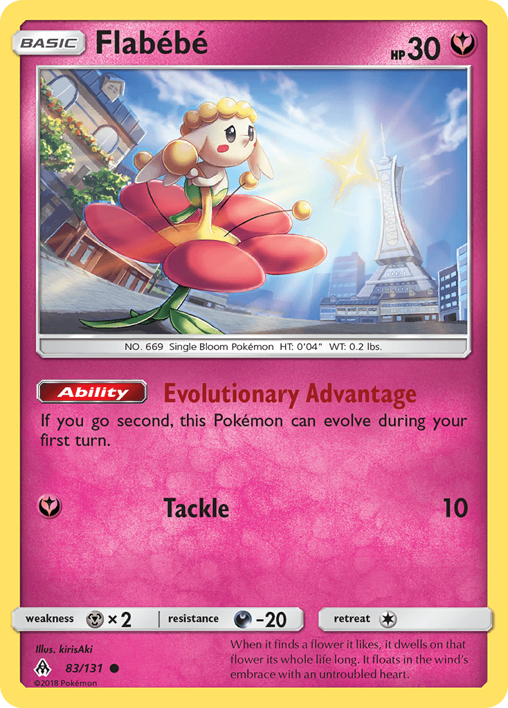 Flabébé, carta 83 de Forbidden Light