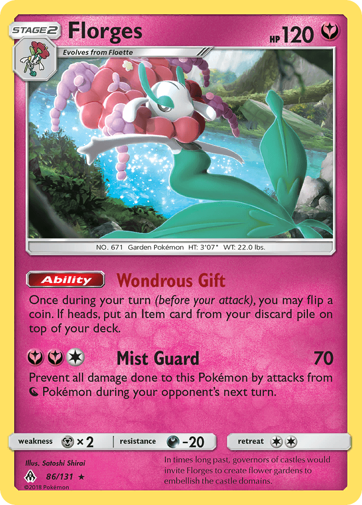 Florges, carta 86 de Forbidden Light