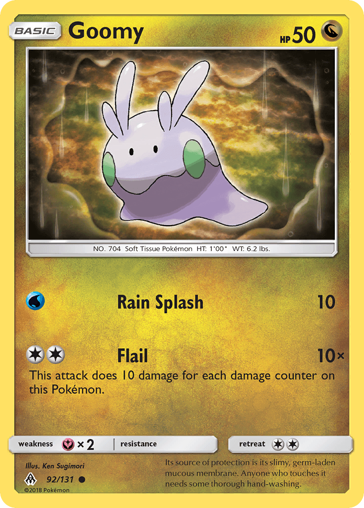 Goomy, carta 92 de Forbidden Light
