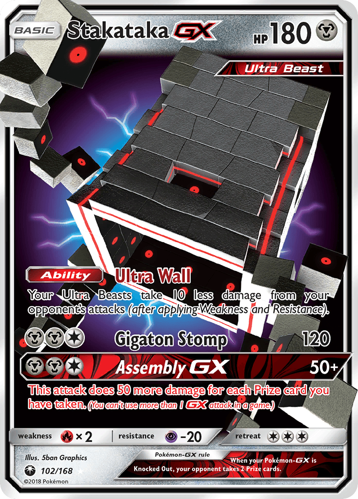 Stakataka GX, carta 102 de Celestial Storm