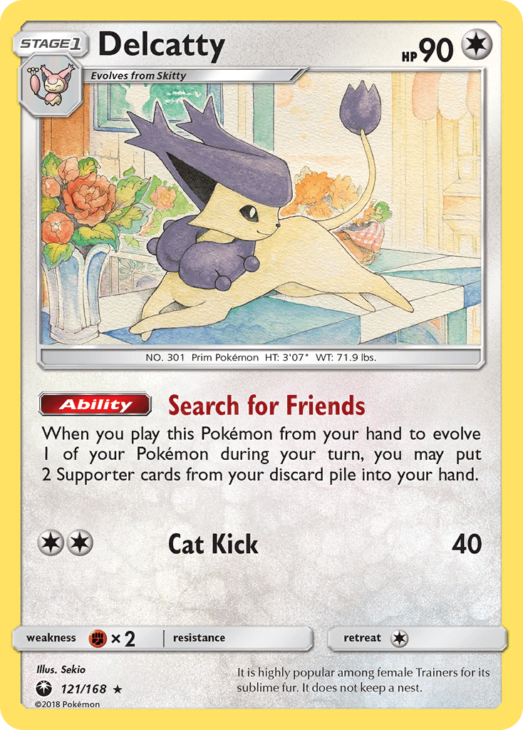 Delcatty, carta 121 de Celestial Storm